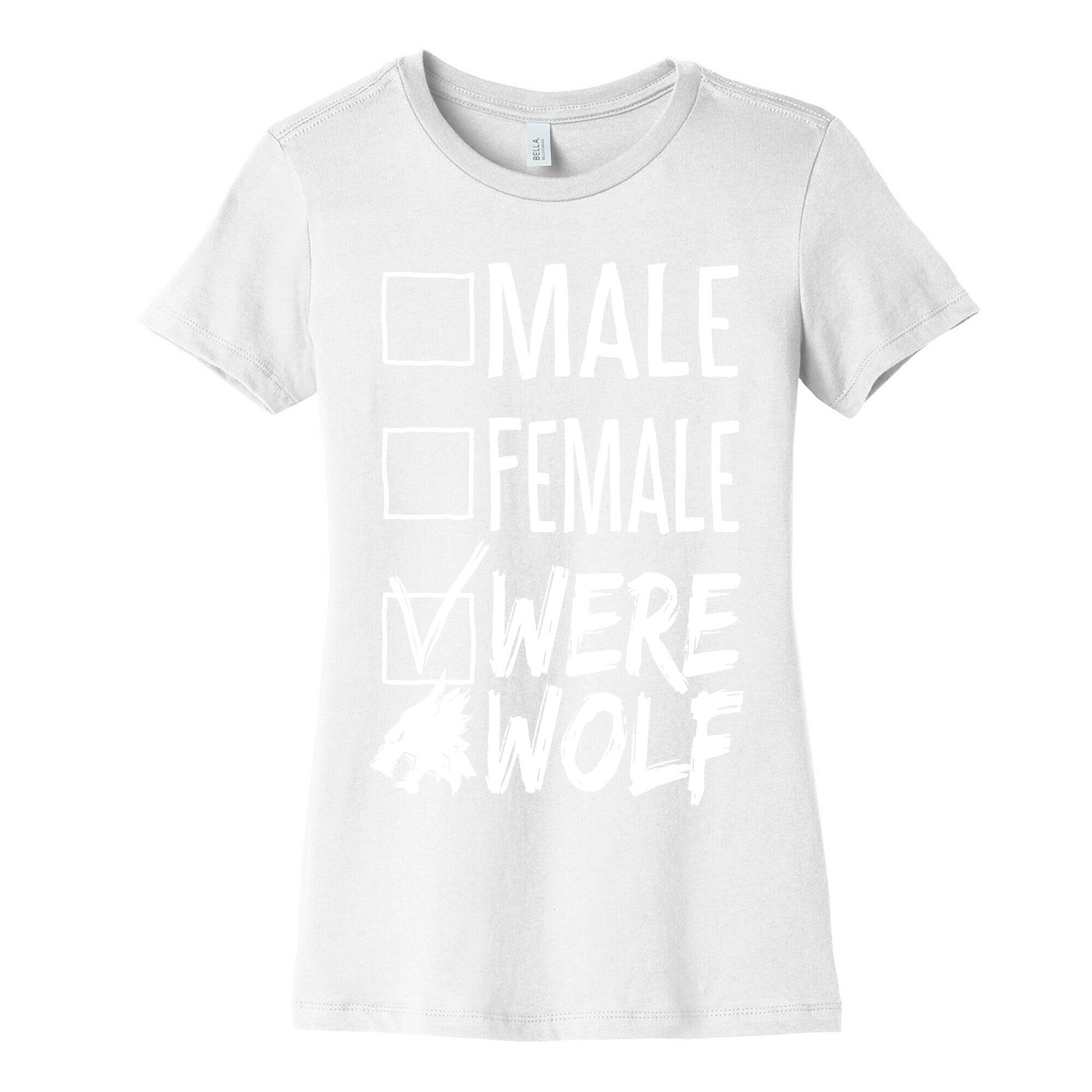 Male? Female? Nah, Werewolf Women's Cotton Tee